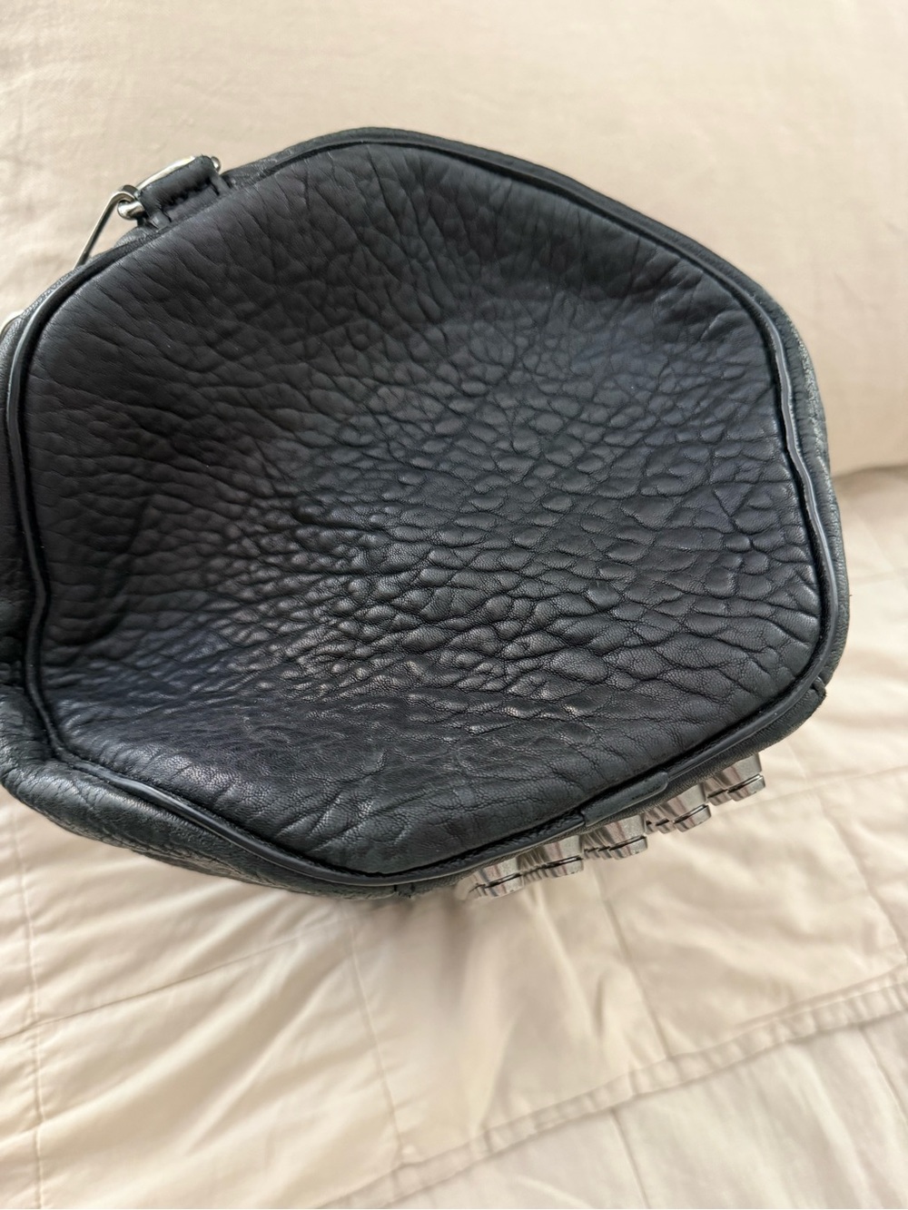 Alexander Wang studded Rocco bag in black and silver - Picture 5 of 10